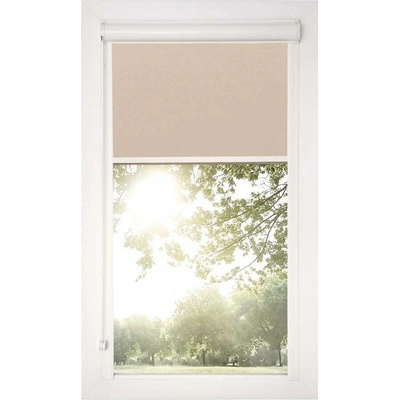 KRPOL Roleta v kazetě zatemňující PG12 Světle Hnědá 93 x 215 cm