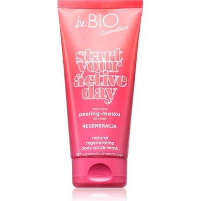 beBIO Start Your Active Day пилинг за тяло за регенериране на кожата 200ml