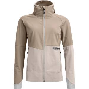 Ortovox Дамско софтшел яке Ortovox Women's Venet Softshell Hooded Jacket Softshell jacket - Dark Linen (103-3115-0213)
