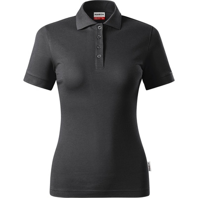 MALFINI Rimeck resist heavy polo r21 / Дамска поло риза - абаносово сива xl (r219416)