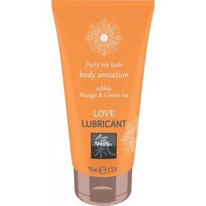 Shiatsu Love Lubricant Edible Mango & Green Tea 75ml