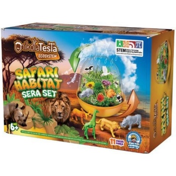 Nikola Tesla Образователен комплект Nikola Tesla - Сафари хабитат, 11 части (70140)
