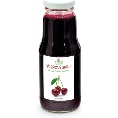 Grešík Valdemar Sirup Višňový BIO 0,5 l