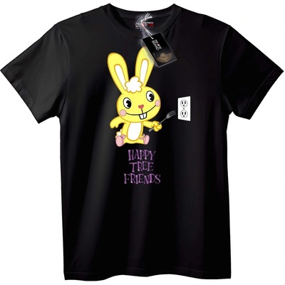Тениска Happy Tree Friends Заек - 2XL, White