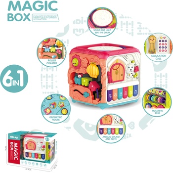 TOYS Образователен куб сортер Пиано 6 в 1 (dig02469865)