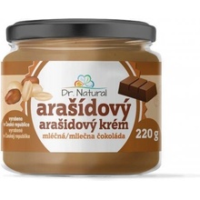 Dr.Natural Arašidový krém s mliečnou čokoládou 220 g