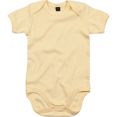 Babybugz Dojčenské body s krátkym rukávom BZ Soft Yellow
