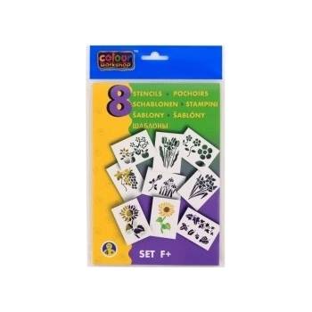 Centropen Šablony A5 Květiny 8 ks