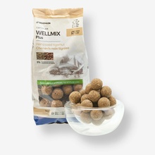 CAPERLAN Boilies na kaprařinu Wellmix Plus 25 mm 1 kg Konopné semínko / tygří ořech