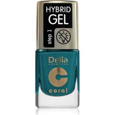 Delia Cosmetics Coral Nail Enamel Hybrid Gel gelový lak na nehty odstín 149 11 ml