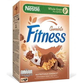 Nestlé Зърнена закуска Fitnes шоколад 375гр