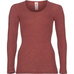 Engel Дамско копринено термобельо Engel Women's Undershirt L/S Merino base layer - Copper - размер 42/44 (EU) (114-0634-1114)