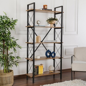  Етажерка ELYSIAN Walnut Black (8684283439904)