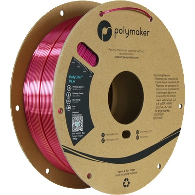 Polymaker PolyLite Dual Silk PLA Banquet Gold-Magenta - 1, 75 mm / 1000 g (PA03023)
