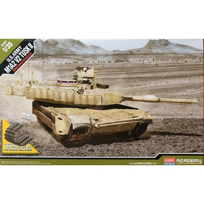 Academy Model Kit tank 13504 U.S Army M1A2 V2 TUSK II 1:35