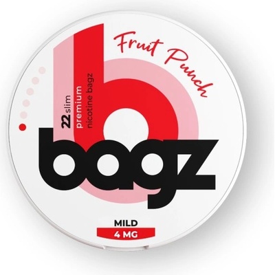 Bagz FRUIT PUNCH Ovocný punč 4 mg 22 sáčků – Zboží Dáma
