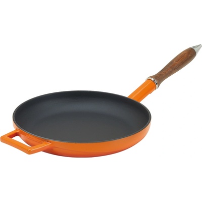 Pentole Agnelli ЧУГУНЕН ТИГАН slow-cook 24cm ОРАНЖЕВ (sfp11124o)