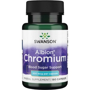 Swanson Albion Chelated Chromium 200 mcg [180 капсули]