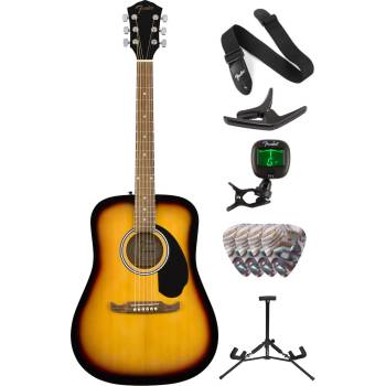 Fender FA-125 Dreadnought Acoustic WN Deluxe SET Сунбурст Акустична китара