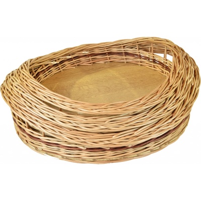 Vingo Kulatý podnos proutěný 37cm v. 8cm