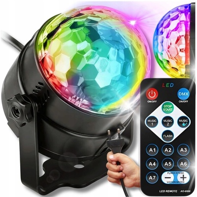 KOLOROFON RGB PROJEKTOR DISCO KOULE REFLEKTOR – Zbozi.Blesk.cz