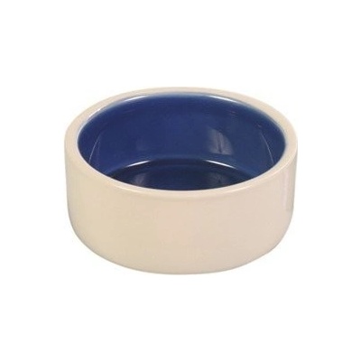 Trixie Keramická miska malá 0,35 l/12 cm biela / modrá