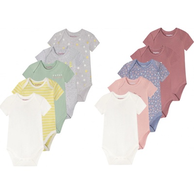 Lupilu Dívčí body s krátkými rukávy BIO kusů