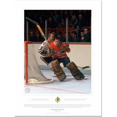 Mustang Plagát Montreal Canadiens NHL Memorabilia 1967 Rogatien Vachon Classic 12" x 16"