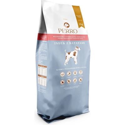 Perro Adult Krůta s batáty 3 kg