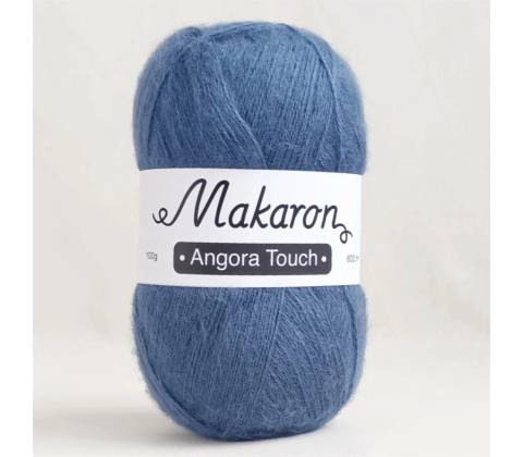 Makaron Angora Touch modrá