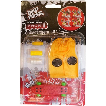 Grip & Tricks Комплект играчка за пръсти penny board, червен (gt-f-cp-red)