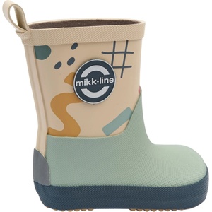Mikk-Line Детски гумени ботуши Mikk-Line Kid's Wellies AOP Barefoot Wellington boots - Retro AOP - размер 28 (EU) (731-0298-0120)