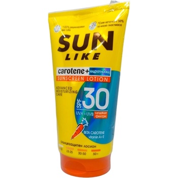 Sun like слънцезащитен лосион, Туба, spf 30, 125мл