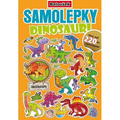 Samolepkový sešit dinosauři