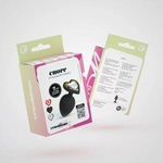 Boss of Toys Crushious Cuore Intimate Plug Black Small with 4 Interchangeable Jewels