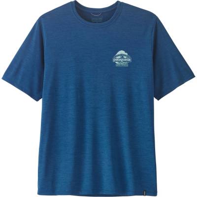 Patagonia Мъжка спортна тениска Patagonia Cap Cool Daily Shirt Great Waves Sport shirt - Clement Blue / Light Clement Blue X-Dye (216-7990-0112)