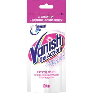 Vanish препарат за премахване на петна от бели дрехи, 100мл