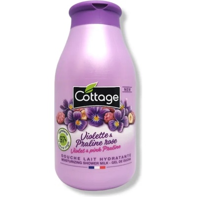 Cottage крем-душ гел, Violette & Praline rose, 250мл
