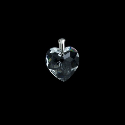 iŠperky Strieborný prívesok srdiečko Swarovski ID 108363