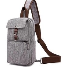 Canvasio plátěný crossbody batoh Barbro Šedý 6L Canvasio F1010s2