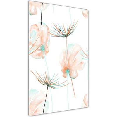 Vertikálny fotoobraz na skle Poľné kvety 50x100 cm