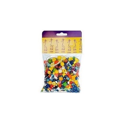 Dřevěné korálky - Mix perlí barevných 70g