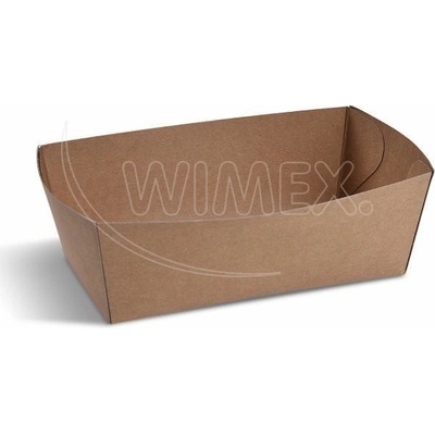 Wimex Papierová miska FSC Mix nepremastiteľná kraft 165 x 90 x 60 mm 1000m