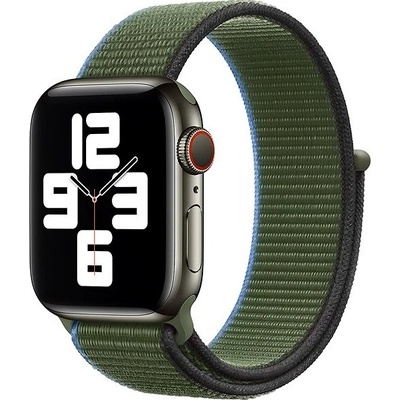 Eternico Airy na Apple Watch 42 mm/44 mm/45 mm Ebony Green AET-AWAY-EbGr-42