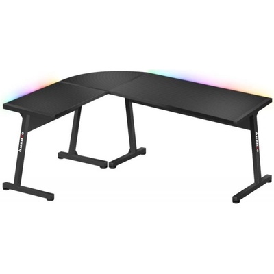 Huzaro Ъглово гейминг бюро Huzaro - Hero 6.0 RGB, черно (HZ-HERO 6.0 RGB)