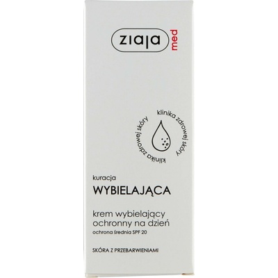 Ziaja Med Whitening Care ochranný krém proti pigmentovým skvrnám SPF 20 50 ml