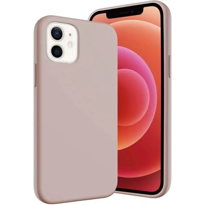SwitchEasy Skin Case - силиконов (TPU) калъф за iPhone 12, iPhone 12 Pro (розов)