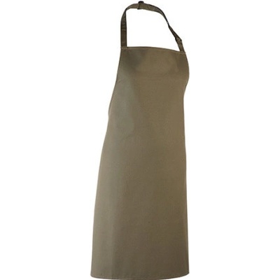 Premier Workwear Klasická zástěra za krk PR150 Sage Pantone 5497 72x86cm