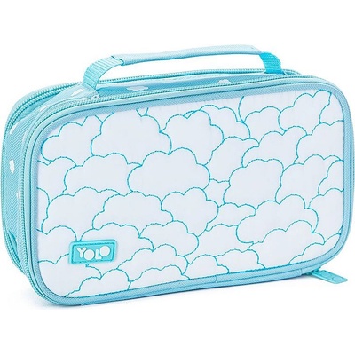 YOLO Несесер с дръжка YOLO Clouds - 2 ципа (121280-165-4)