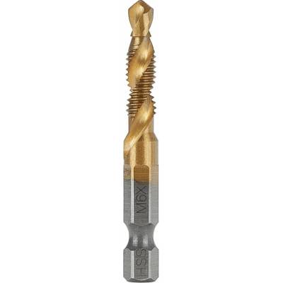 Pro-Tech shop Závitníkový vrták HSS M6x1,0mm s HEX stopkou 1/4" 81513
